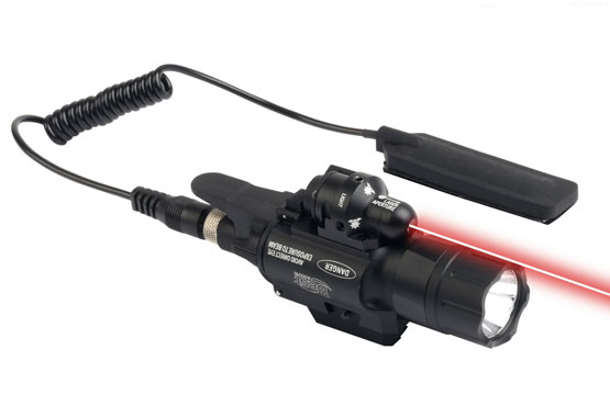 Laservisier Rot 2mW mit 420 Lumen Taktiken Taschenlampe