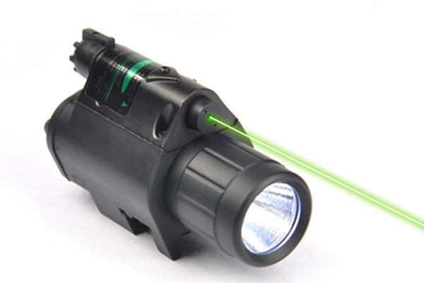 Laservisier 5mW und LED Taschenlampe 200 Lumen